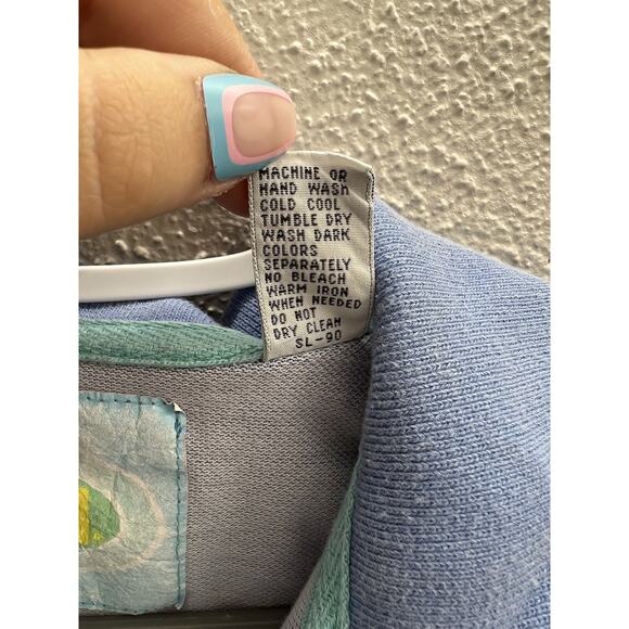 Vintage Mens Shirt Size Medium Pacific Coast Highway Blue Short Sleeve Polo - Picture 5 of 12